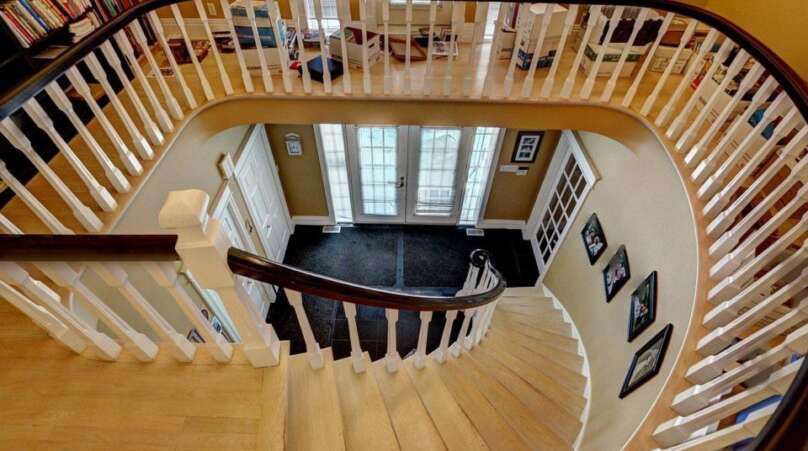 Escalier sablage