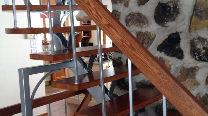 Escalier sablage
