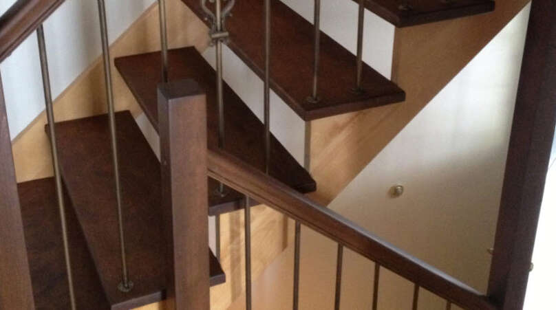 Escalier sablage