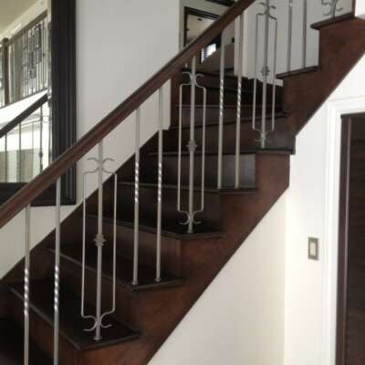 Escalier sablage